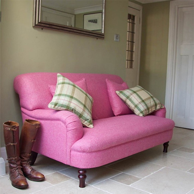 Holmfirth 2 Seater Sofa in Moon Parquet Wool